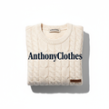 AnthonyClothes branded sweater on white background